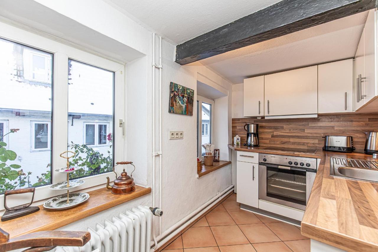 Fewo1846 - Lille Petuhtante II - Elegante Vintage-Wohnung Mit 2 Schlafzimmern Flensburg Dış mekan fotoğraf