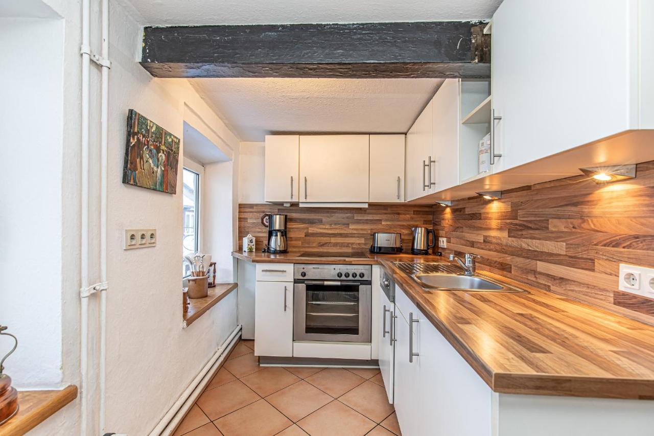 Fewo1846 - Lille Petuhtante II - Elegante Vintage-Wohnung Mit 2 Schlafzimmern Flensburg Dış mekan fotoğraf